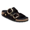 Arizona Big Buckle Paspel Nieten-Logo Textil Schwarzer Samt