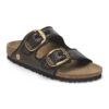 Arizona Big Buckle Textil Raffia Schwarz
