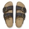 Arizona Big Buckle Textil Raffia Schwarz