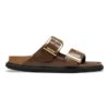 Arizona Droplet Buckle Naturleder Lack