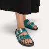 Arizona Droplet Buckle Naturleder Lack