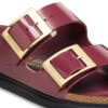 Arizona Droplet Buckle Naturleder Lack