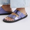 Arizona Droplet Buckle Naturleder Lack