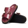 Arizona Droplet Buckle Naturleder Lack