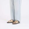 Arizona Droplet Buckle Naturleder Lack