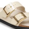 Arizona Droplet Buckle Naturleder Lack