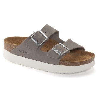 Arizona Flex Platform Nubukleder Dove Grey
