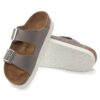 Arizona Flex Platform Nubukleder Dove Grey