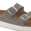Arizona Flex Platform Nubukleder Dove Grey