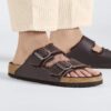 Arizona Shearling geöltes Leder Habana