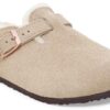 Boston Shearling Kinder-Clog aus Wildleder und Fell