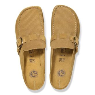Buckley Wildleder mit Cord-Prägung, Kork, braun