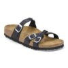 Franca Braided Oiled Leather Black