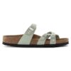 Franca Soft FootbedN Nubukleder Matcha