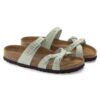 Franca Soft FootbedN Nubukleder Matcha