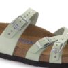 Franca Soft FootbedN Nubukleder Matcha