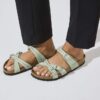 Franca Soft FootbedN Nubukleder Matcha