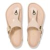 Gizeh Big Buckle Naturleder Lack