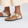 Gizeh Big Buckle Naturleder Lack