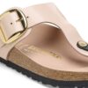 Gizeh Big Buckle Naturleder Lack