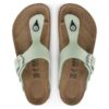 Gizeh Big Buckle Nubukleder Matcha