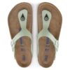 Gizeh Soft Footbed Nubukleder Matcha