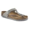 Gizeh Soft Footbed Nubukleder Taubengrau