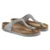 Gizeh Soft Footbed Nubukleder Taubengrau