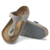 Gizeh Soft Footbed Nubukleder Taubengrau