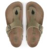 Gizeh Vegan Big Buckle Textil Faded Khaki