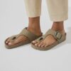 Gizeh Vegan Big Buckle Textil Faded Khaki