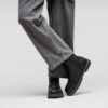 Highwood Lace Mid Damen Leder Schwarz