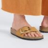 Madrid Big Buckle Nubukleder Burnt Orange
