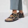 Milano Big Buckle Naturleder Lack