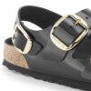 Milano Big Buckle Naturleder Lack