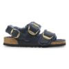 Milano Big Buckle Shearling Naturleder geölt