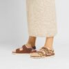 Milano Big Buckle Shearling Naturleder geölt