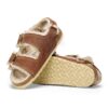 Milano Big Buckle Shearling Naturleder geölt