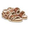 Milano Big Buckle Shearling Naturleder geölt