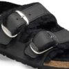 Milano Big Buckle Shearling Naturleder geölt