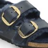 Milano Big Buckle Shearling Naturleder geölt
