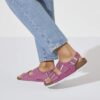Milano Wildleder, schimmerndes Fuchsia