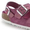 Milano Wildleder, schimmerndes Fuchsia