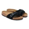 Oita Braided Wildleder Schwarz