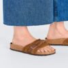Oita Geflochtenes Wildleder Mink