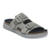 Shinjuku 2-Riemen-Sandale aus Naturleder und Textil