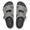 Shinjuku 2-Riemen-Sandale aus Naturleder und Textil