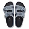 Shinjuku 2-Riemen-Sandale aus Naturleder und Textil