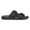 Shinjuku 2-Riemen-Sandale aus Naturleder und Textil