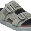 Shinjuku 2-Riemen-Sandale aus Naturleder und Textil